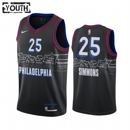 Camiseta Niños Philadelphia 76ers Ben Simmons 25 2020-21 City Edition Swingman